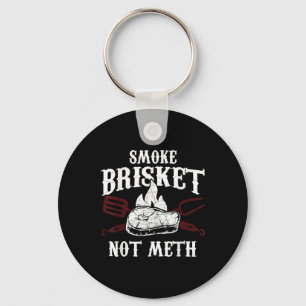 Smoke Brisket Nicht - Lustiges Bbq Grillen Fleisch Schlüsselanhänger
