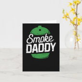 Smoke Daddy Green Egg Pitmaster Vater Grillen Gril Karte (Gelbe Blume)