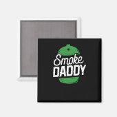 Smoke Daddy Green Egg Pitmaster Vater Grillen Gril Magnet (Vorderseite/Rückseite)