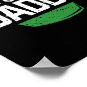 Smoke Daddy Green Egg Pitmaster Vater Grillen Gril Poster (Ecke)