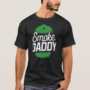 Smoke Daddy Green Egg Pitmaster Vater Grillen Gril T-Shirt