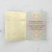 Smoke Devon Rex Sphynx Angel Cat Pet Beileid Karte (Innenseite)