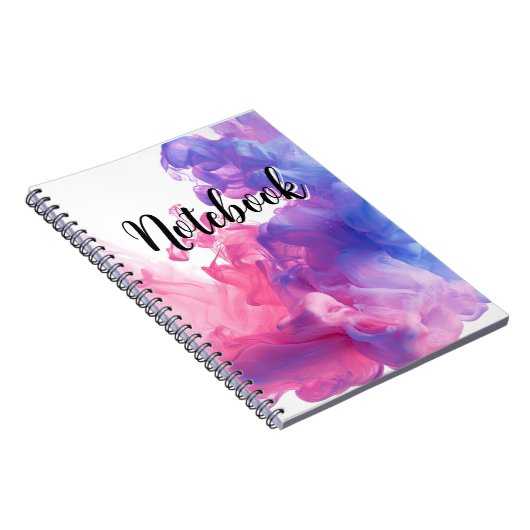 Smoke Diffuse Pink and Purple  Notizblock (Rechte Seite)