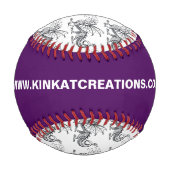 Smoke & Fire Benutzerdefiniertes Baseball (Vorderseite)