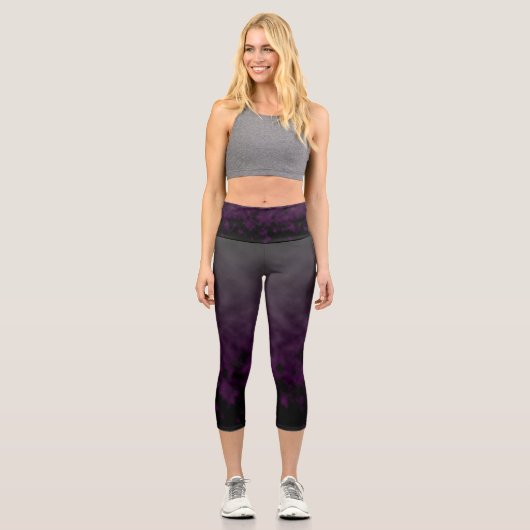 Smoke Orchid Capri Leggings (Vorderseite)