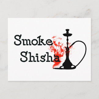 Smoke Shisha Postkarte