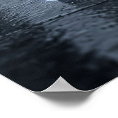 Smoke Siamese Whispering Mist Kunst Poster (Ecke)