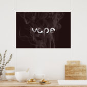 Smoke Vape Premium Poster Print (Küche)