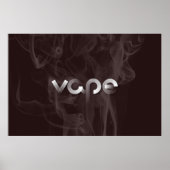 Smoke Vape Premium Poster Print (Vorne)