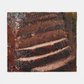 Smoked Brisket Fleece Blanket (Vorderseite (Horizontal))