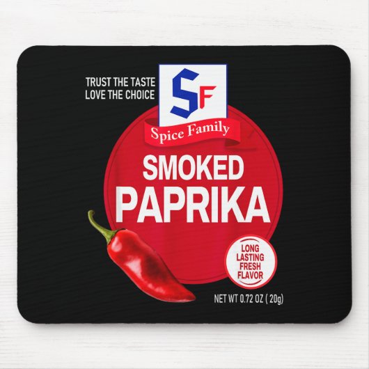 Smoked Paprika Halloween Sce Costume Group Matchin Mousepad (Vorne)
