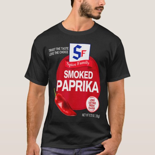 Smoked Paprika Halloween Sce Costume Group Matchin T-Shirt (Vorderseite)
