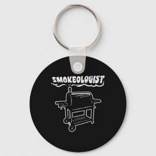 Smokeologin Funny Grillen Rbecue Grill Pitdad Men Schlüsselanhänger