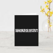 Smokeologin Funny Grilling Pitmaster Grillen Karte (Gelbe Blume)