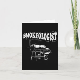 Smokeologin - Funny Pitmaster Grillen Smoker Grill Karte