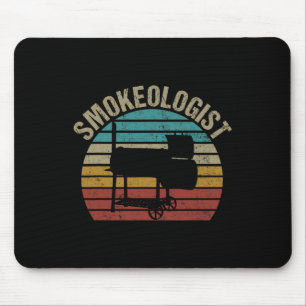 Smokeologin - Funny Pitmaster Grillen Smoker Grill Mousepad