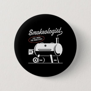 Smokeologin Grillen Vater Funny Smoking Meat Smoke Button