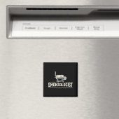 Smokeologist - Lustiger Pitmaster Bbq Smoker Grill Magnet (In Situ (Geschirrspüler))