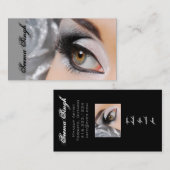 Smokey Augensilber Visitenkarte (Vorne/Hinten)