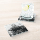 Smokey Bear Glasuntersetzer (Schrägansicht)