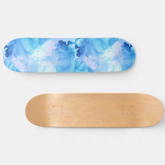 Smokey Blue Skateboard (Horizontal)