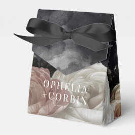 Smokey Dark Black Rose Bouquet Wedding Geschenkschachtel