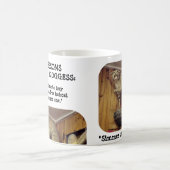 Smokey, das der Rotluchs sagt, dass "unten sieden Kaffeetasse (Mittel)