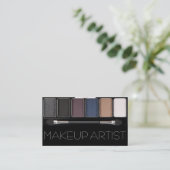 Smokey Eyeshadow Palette MakeUp Artist Cosmetics Visitenkarte (Stehend Vorderseite)