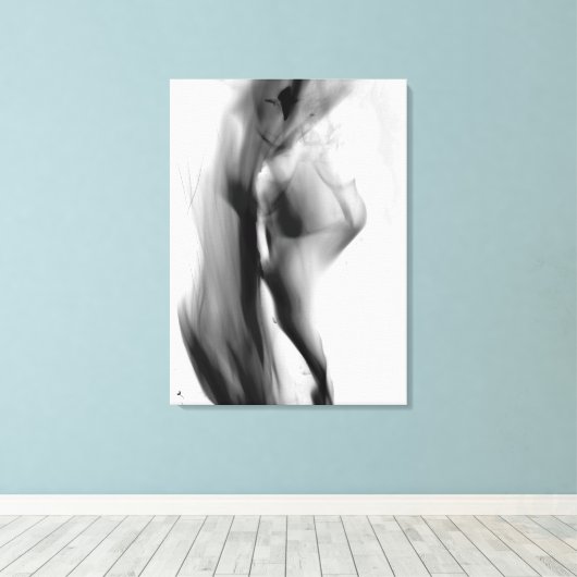 Smokey flames leinwanddruck (Insitu (Holzboden))