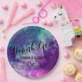 Smokey Galaxy Wedding Tellers Pappteller (Party)