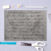 Smokey graues altes Pergament-Alchemist-Papier Seidenpapier (Handwerk)