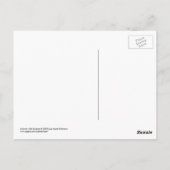 Smokey | Green Mit Augen Blue Gray Cat Portrait Postkarte (Rückseite)