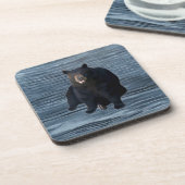 Smokey Mountain Black Bar Design 1 Getränkeuntersetzer (Linke Seite)