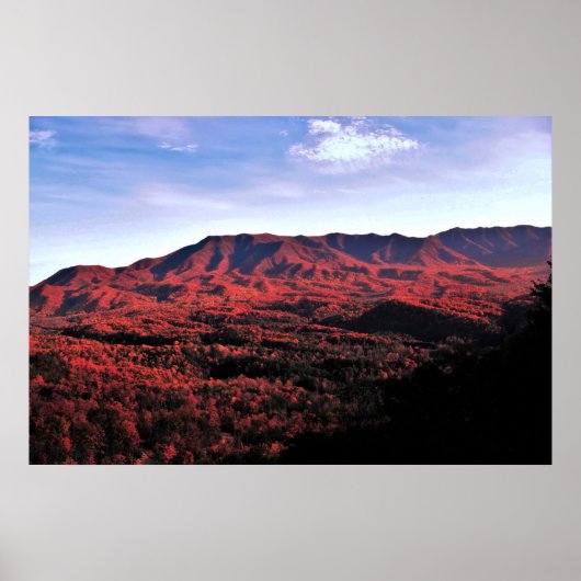 Smokey Mountain Herbst Poster (Vorne)