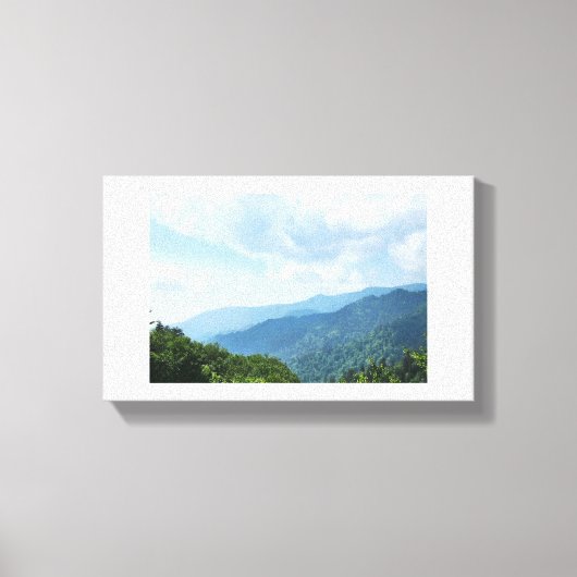 Smokey Mountain Leinwanddruck (Vorderseite)