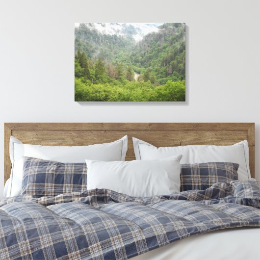 Smokey Mountains Leinwanddruck (Insitu (Schlafzimmer))