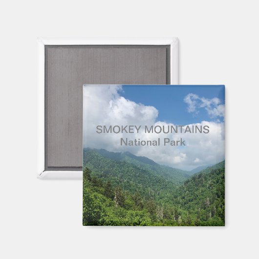 Smokey Mountains Nationalpark Magnet (Vorderseite/Rückseite)