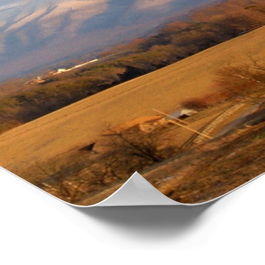 Smokey Mountains, Tennessee Poster (Ecke)