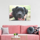 Smokey-Posen für die Kamera Leinwanddruck (Insitu (Wohnzimmer))