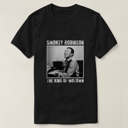 Smokey Robinson The King Of Motown T-Shirt (Design vorne)