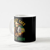 Smokey sagt, es Behalten Green Camg Kaffeetasse (Vorderseite Links)