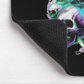 Smokey Skulls Ghost Flying Halloween Fall Fun T-Sh Mousepad (Ecke)