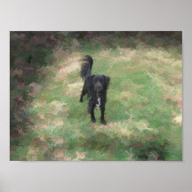 Smokey Soft and Simple Abstrakt Painting