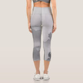 Smokey Stained  Capri Leggings (Rückseite)