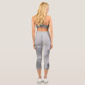 Smokey Stained  Capri Leggings (Rückseite)