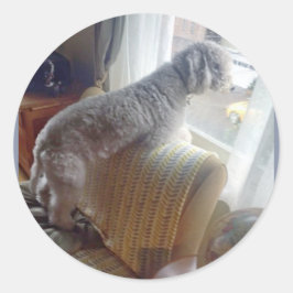 Smokey Stickers! Runder Aufkleber