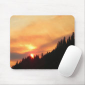 Smokey Sunset über den Bergen... Mousepad (Mit Mouse)