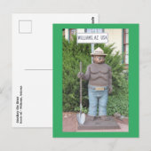 Smokey the Bären on Route 66 Postkarte (Vorne/Hinten)