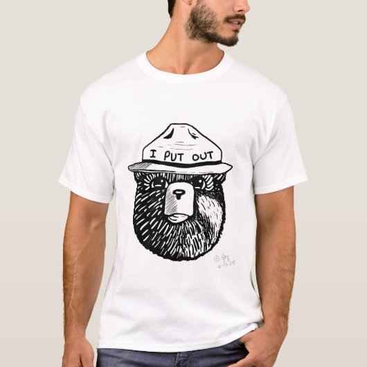 Smokey the Bear Puts Out T-Shirt (Vorderseite)