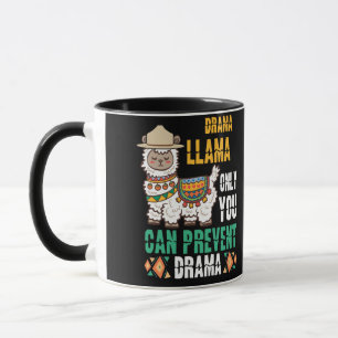 Smokey the Llama nur du kannst Drama verhindern Tasse